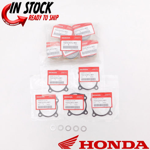 HONDA OIL FILTER W GASKET KIT X5 CRF250L M RL CRF300L  LR CBR250 CMX300 OEM NEW